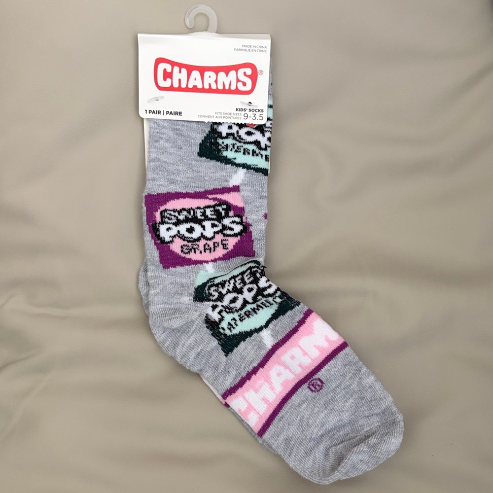 🆓 | Kids Socks • Charms SweetPop Lollipop size 9-3.5